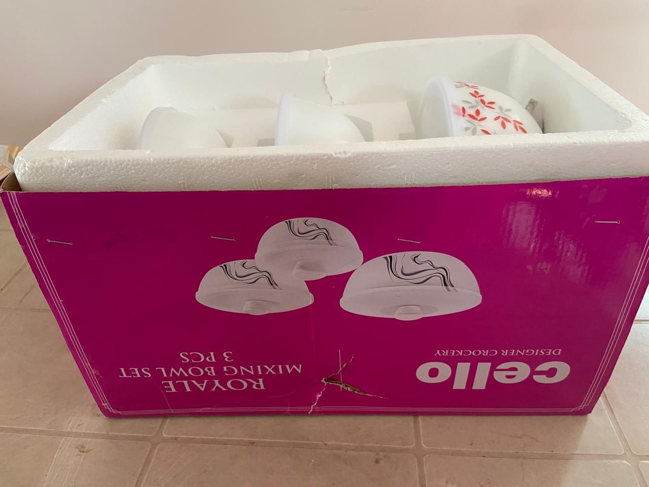 Close up of the gift box contents